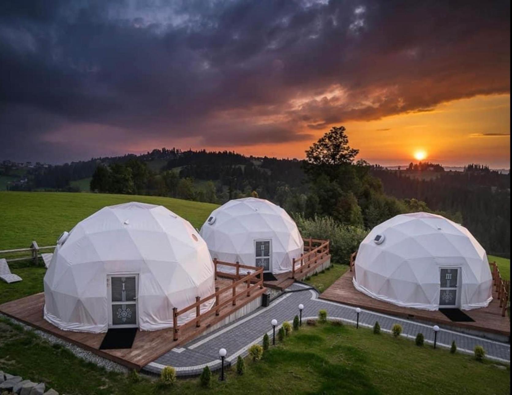 Glamping Pasieka Namiot Glamp Bukowina Tatrzanska - Domki W Gorach Groń Exterior foto